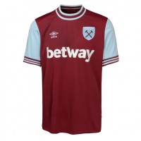 Pánský Fotbalový dres West Ham United 2024-25 Domácí Krátký Rukáv